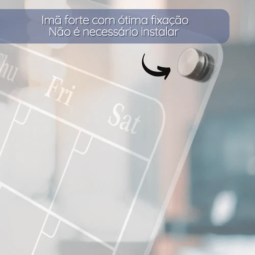 Quadro de Planejamento em Acrílico