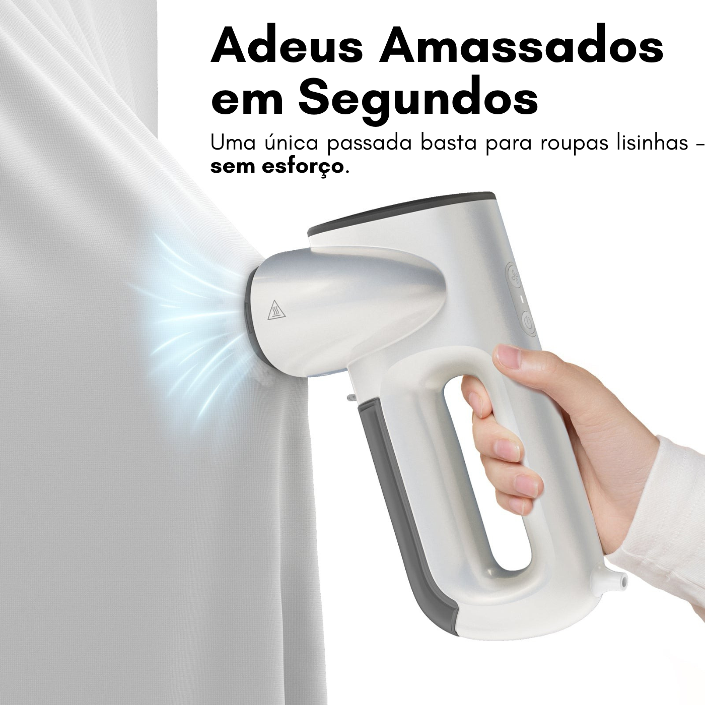 O Ferro a Vapor Portátil que Desamassa Sem Tábua - SteamUp
