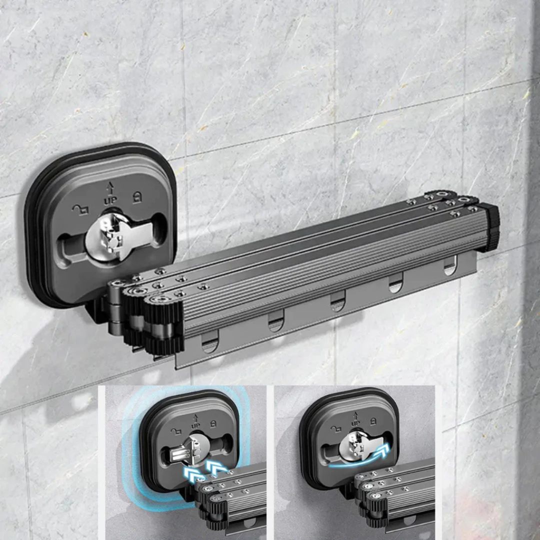 Cabideiro Varal Extensível Dobrável