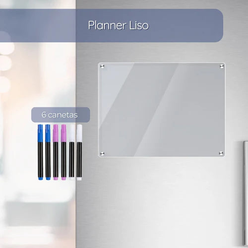 Quadro de Planejamento em Acrílico