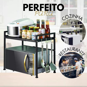 Organizador de Cozinha - Suporte de Microondas