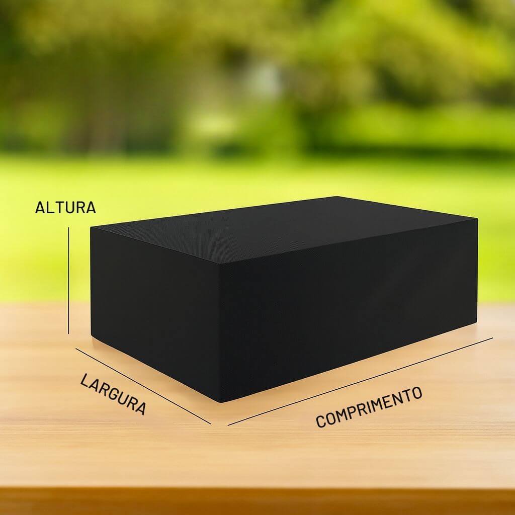 Capa Impermeável Retangular para Móveis