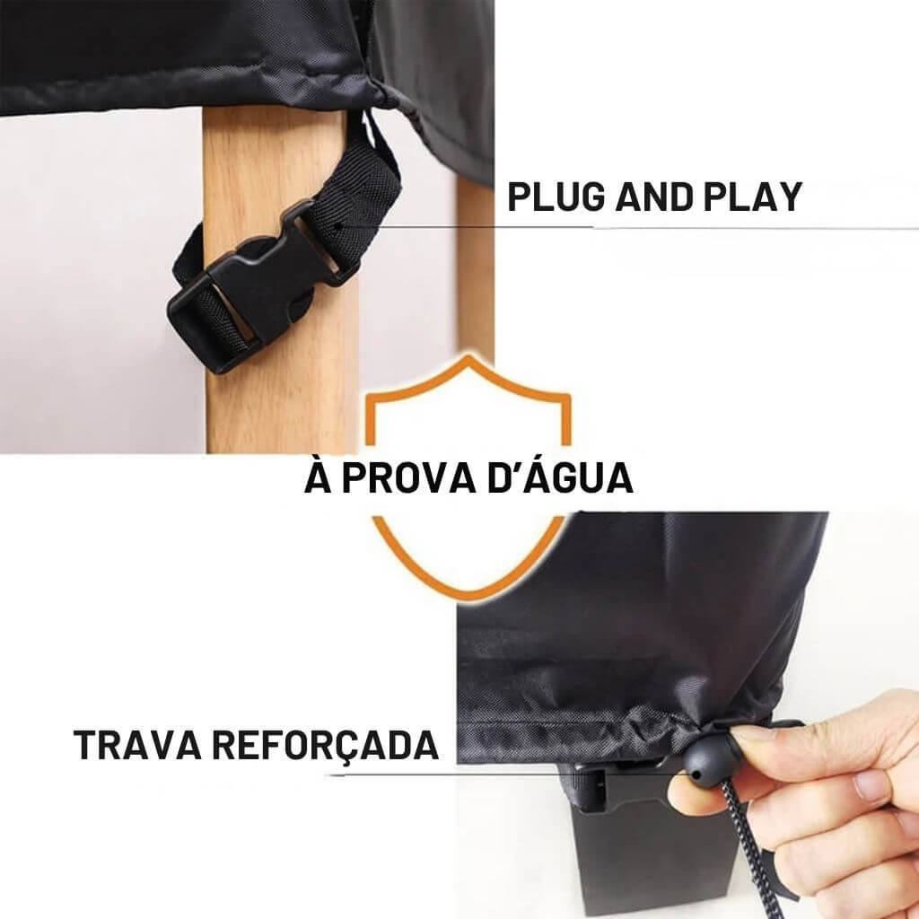 Capa Impermeável Retangular para Móveis