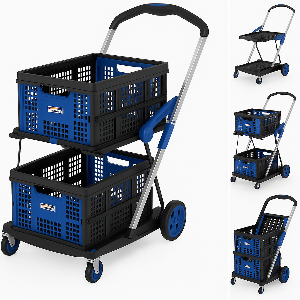 Carrinho de Compras Dobrável - Compact Market