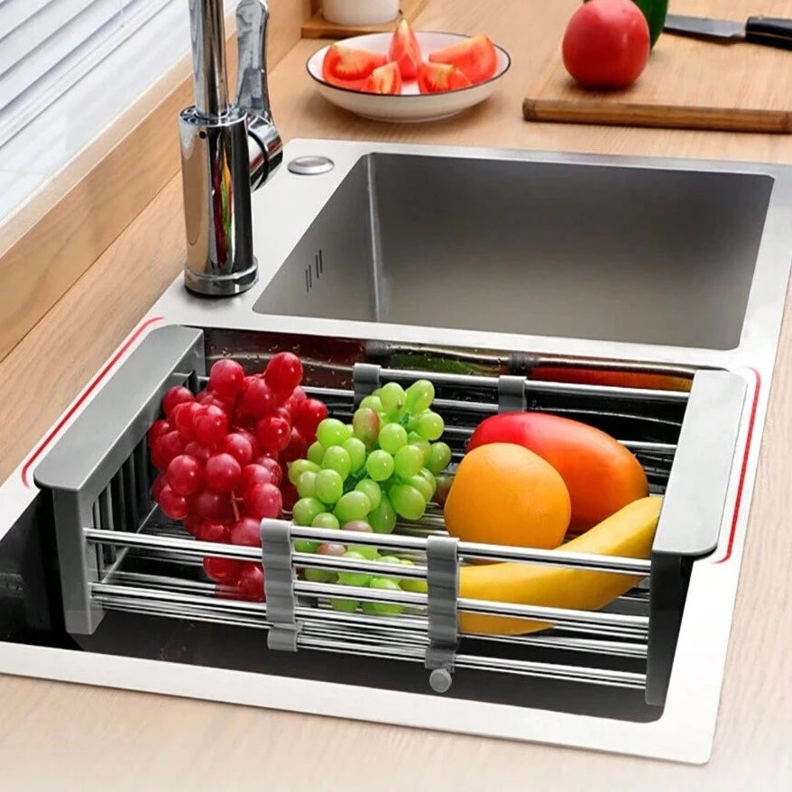 Escorredor de Pia de Cozinha Ajustável - FlexDryer