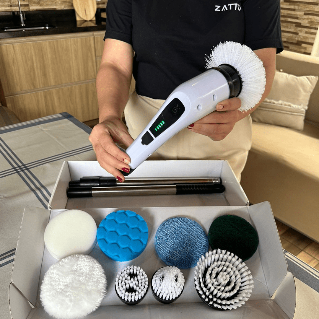 Escova de Limpeza Elétrica - CleanPro 9