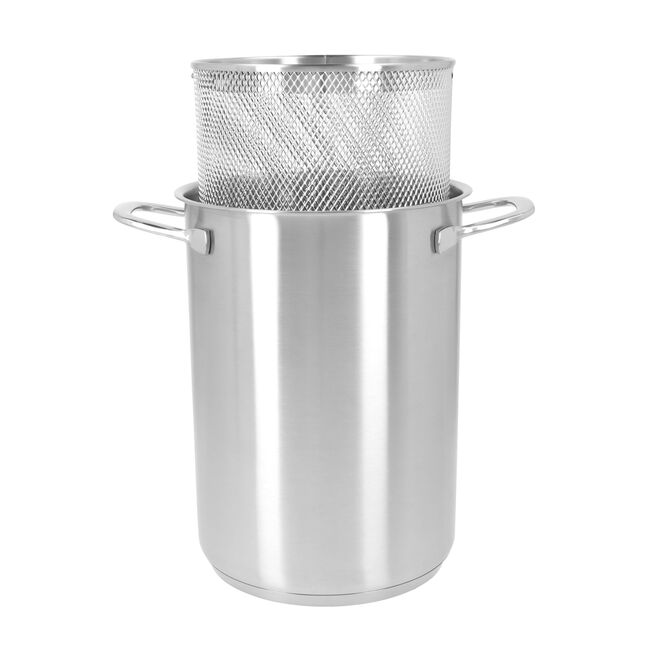 Panela Alta Inox 4,5L + Cesta Multifuncional - MultiChef