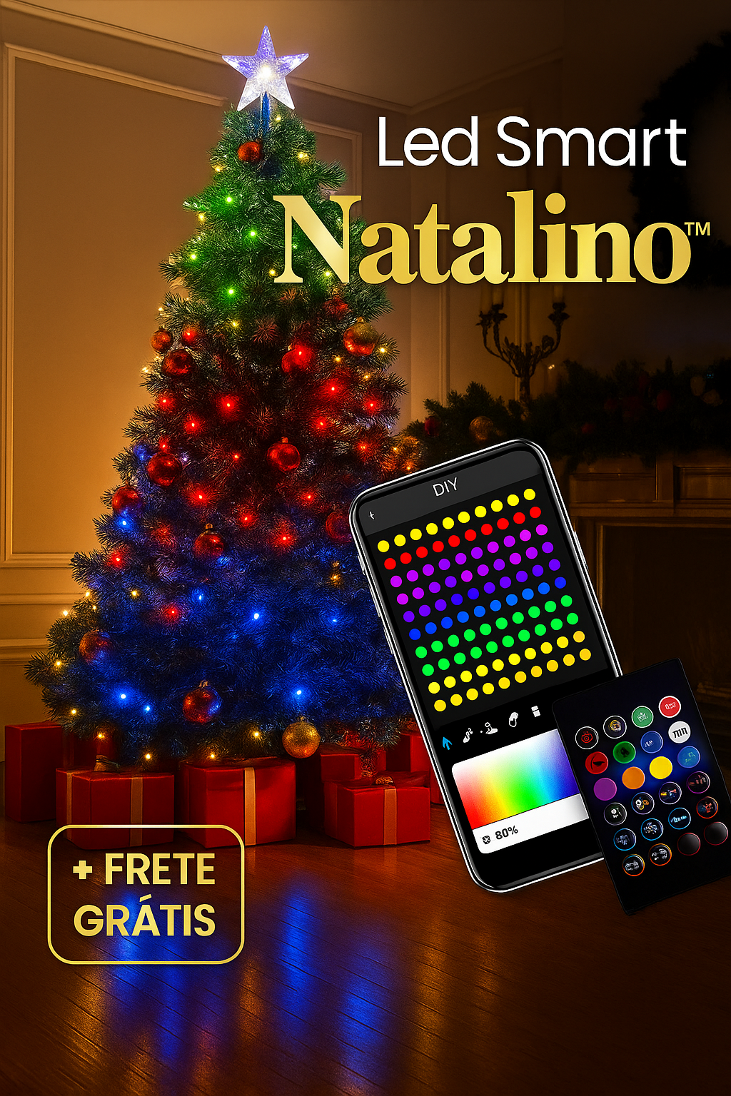 Árvore de Natal - Cristal